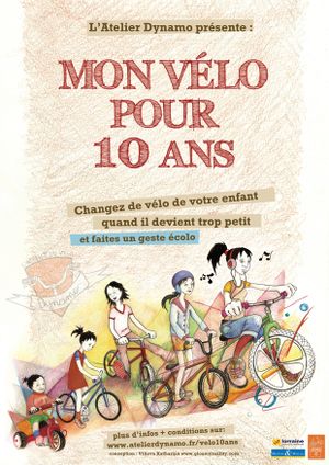 Affiche un vélo pour 10 ans